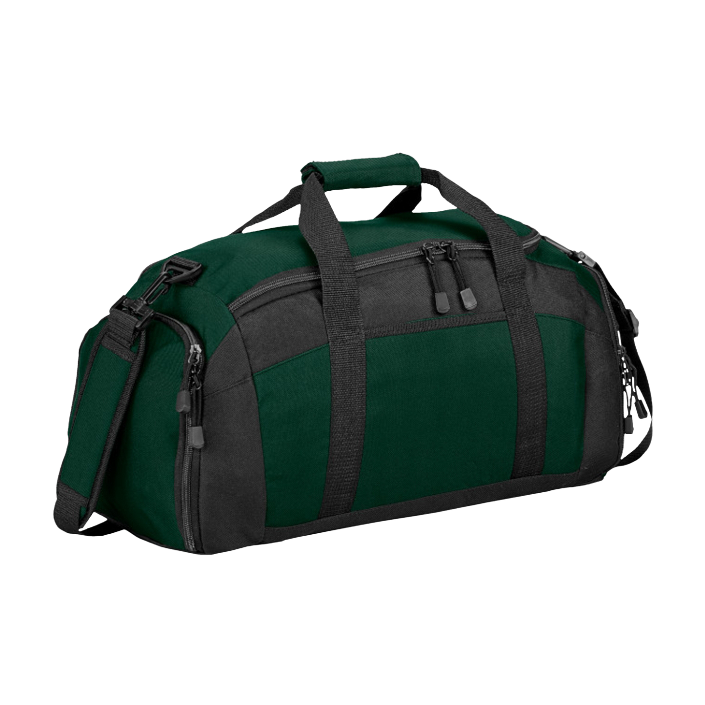 Embroidered Custom Logo Gym Bag — Durable Sports Duffle with Shoulder Strap