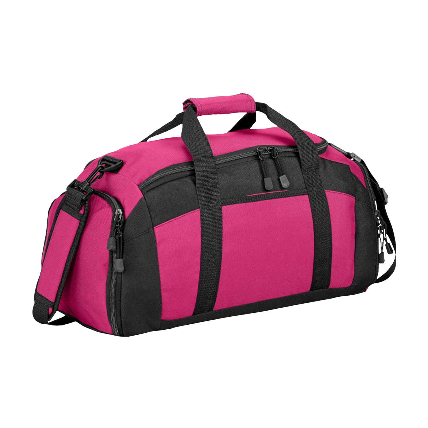 Embroidered Custom Logo Gym Bag — Durable Sports Duffle with Shoulder Strap