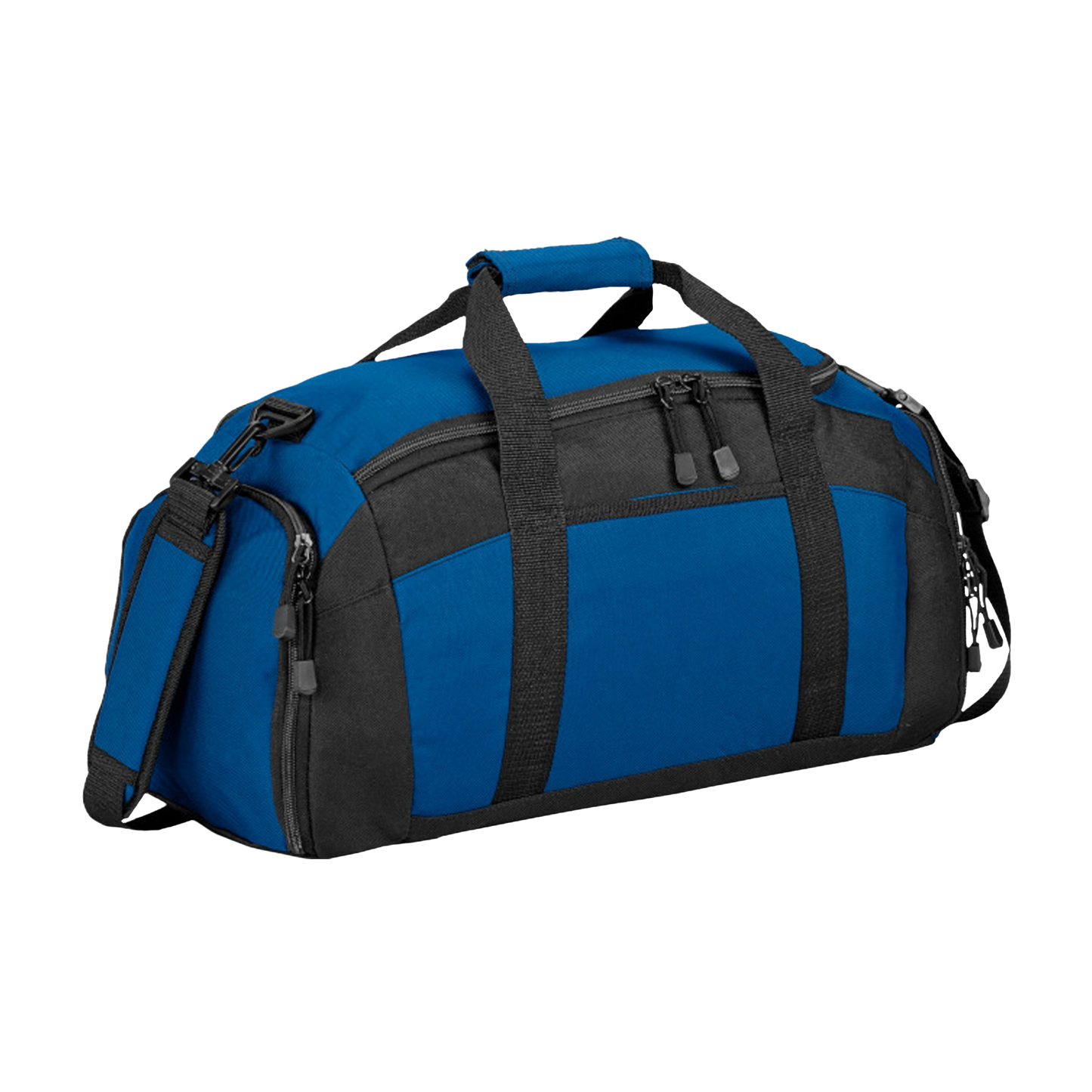 Embroidered Custom Logo Gym Bag — Durable Sports Duffle with Shoulder Strap