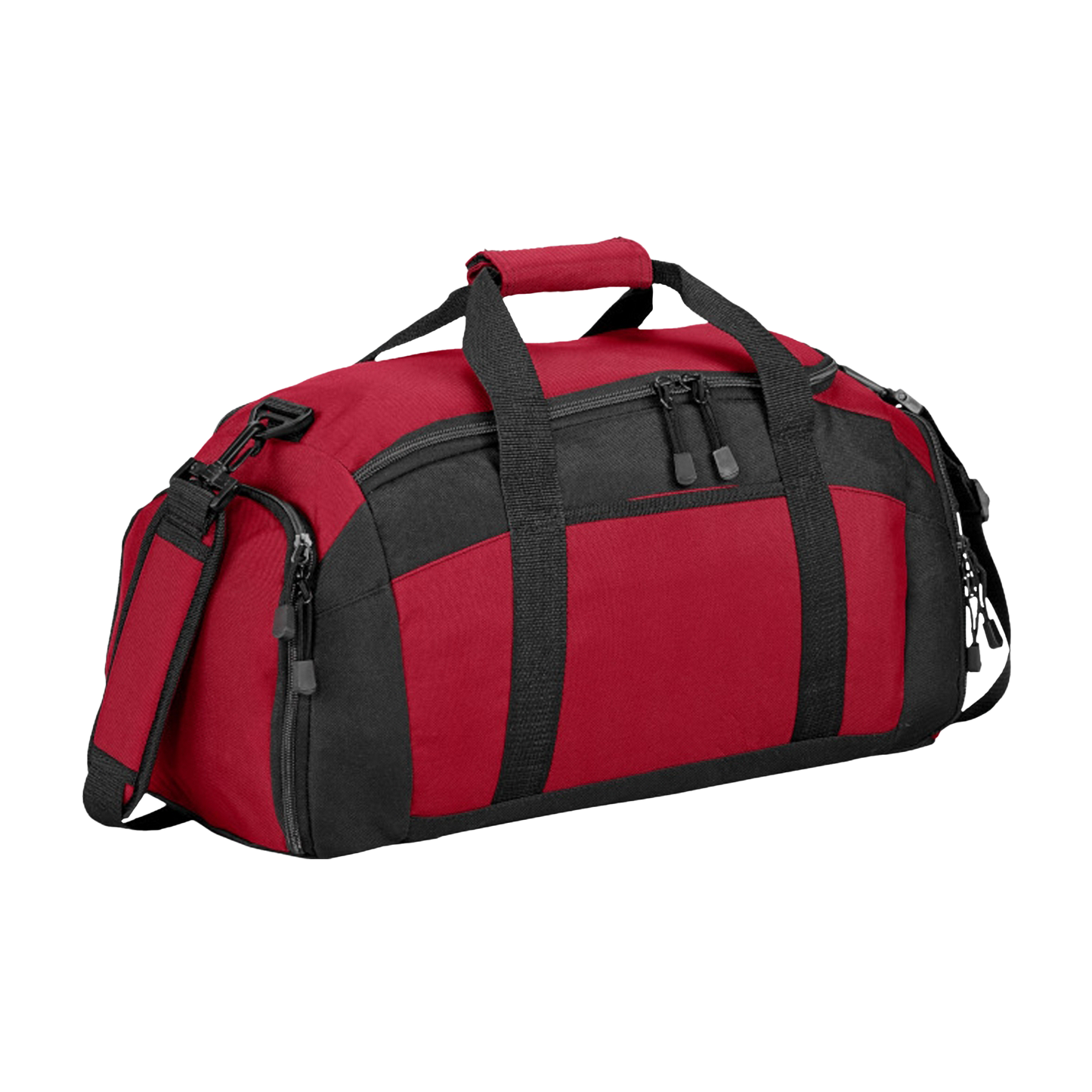 Embroidered Custom Logo Gym Bag — Durable Sports Duffle with Shoulder Strap