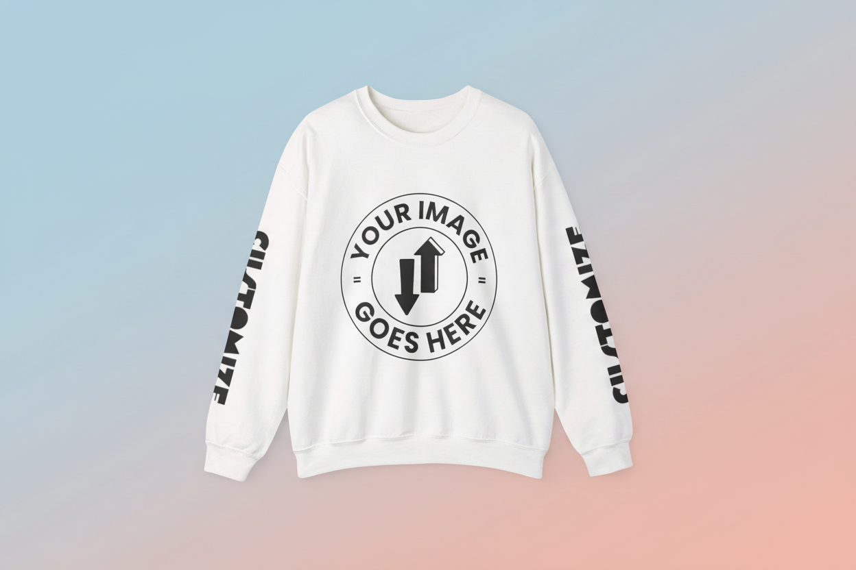 Sweatshirt Promo Colorful Background